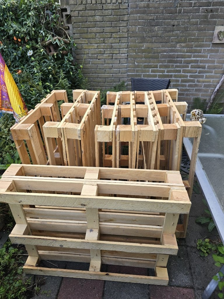 Gratis pallets x10, Ophalen, Zo goed als nieuw, Pallet, Minder dan 200 cm