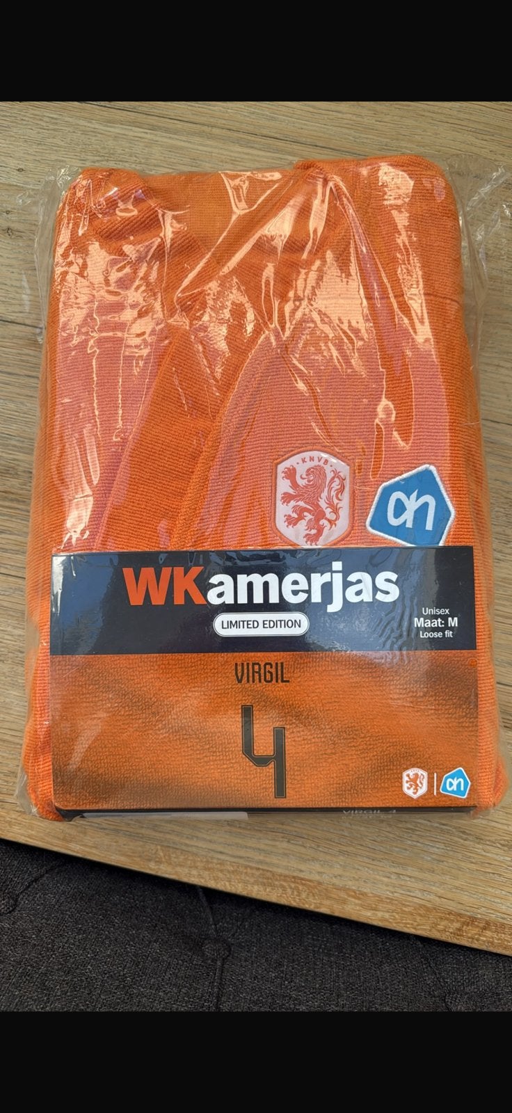 Wkamerjas badjas Albert Heijn Virgil maat M, Ophalen of Verzenden, Maat 48/50 (M), Oranje