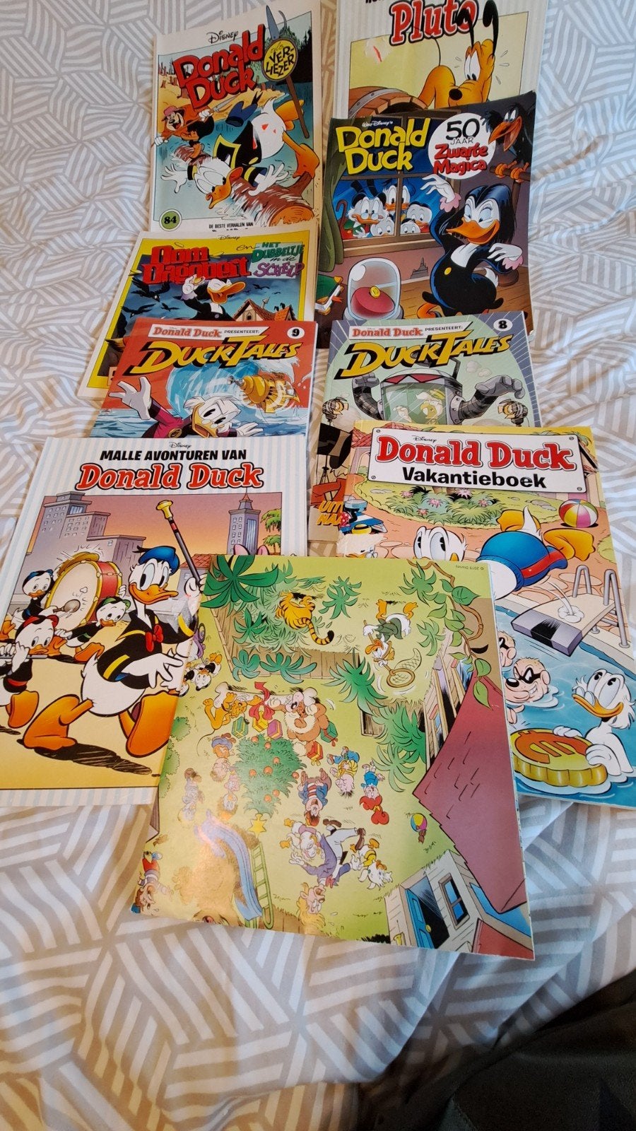 Donald Duck en Pluto, Verzamelen, Disney, Ophalen, Donald Duck, Zo goed als nieuw, Beeldje of Figuurtje