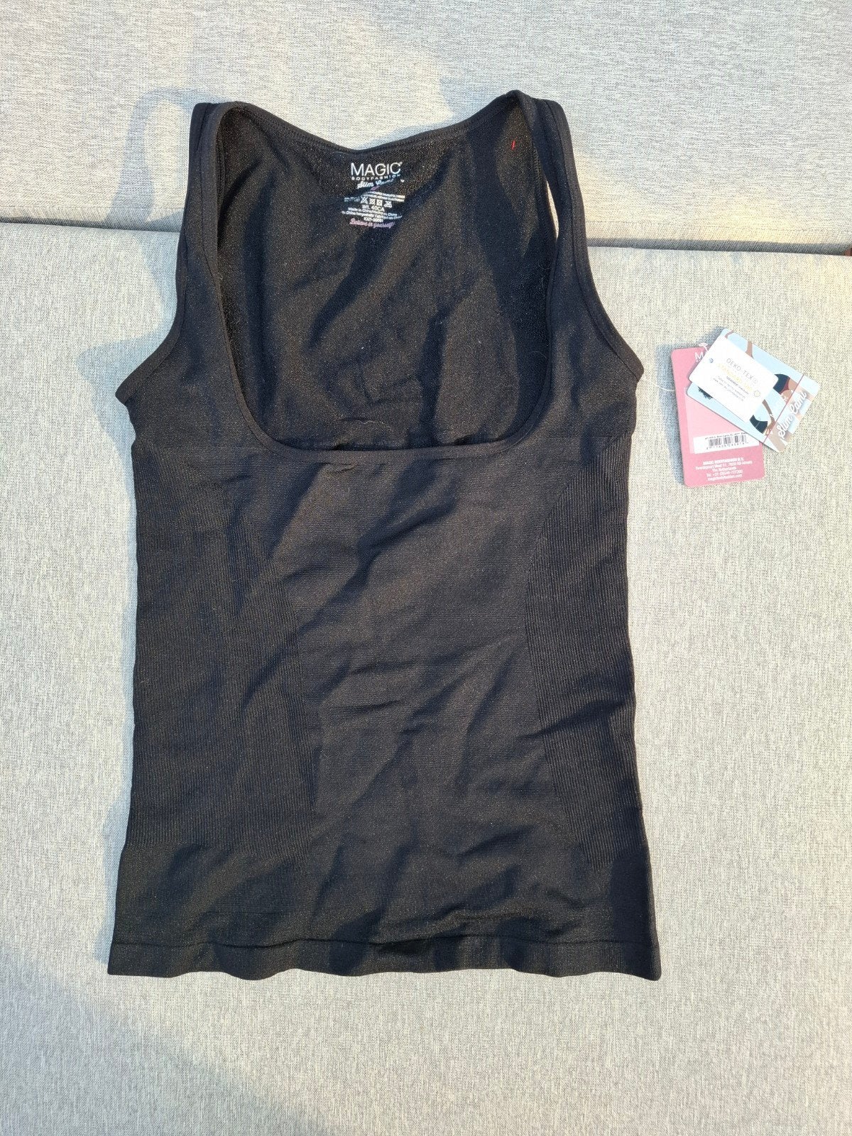 Magic Bodyfashion zwarte Slim Cami corrigerende top XL nieuw, Magic Bodyfashion, Ophalen of Verzenden, Zwart, Hemd