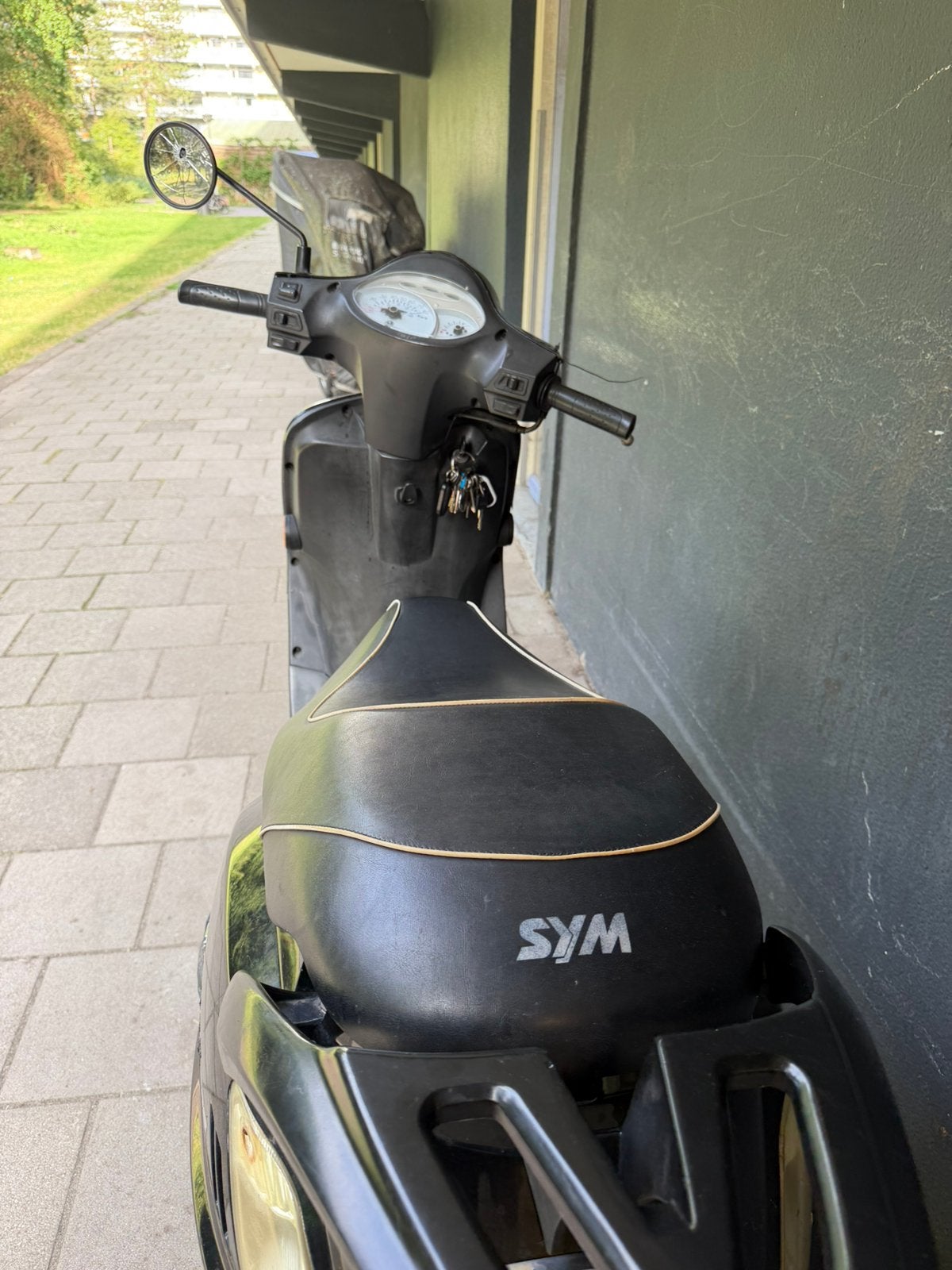 Sym fiddle geel kenteken 2012, Fietsen en Brommers, Scooters | SYM, Ophalen, Zo goed als nieuw, Benzine, Overige modellen