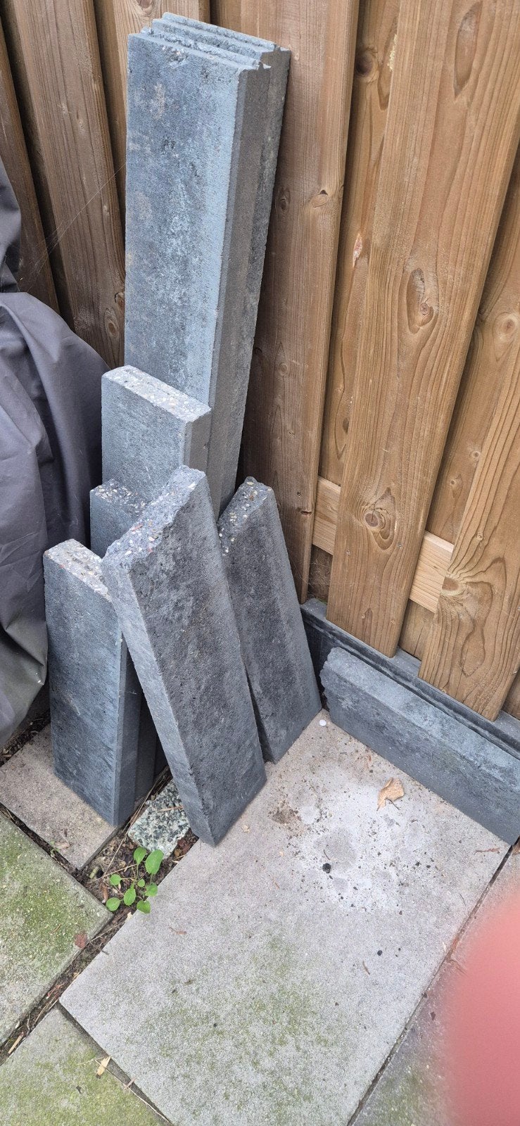 Opsluitbanden antraciet 100x15x5 cm (2 stuks + losse stukke), Ophalen