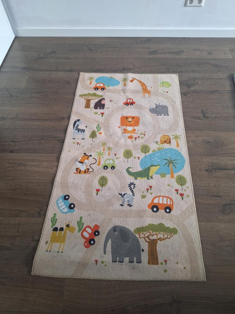 Vloerkleed dieren, Zo goed als nieuw, 150 tot 200 cm, Rechthoekig, 50 tot 100 cm