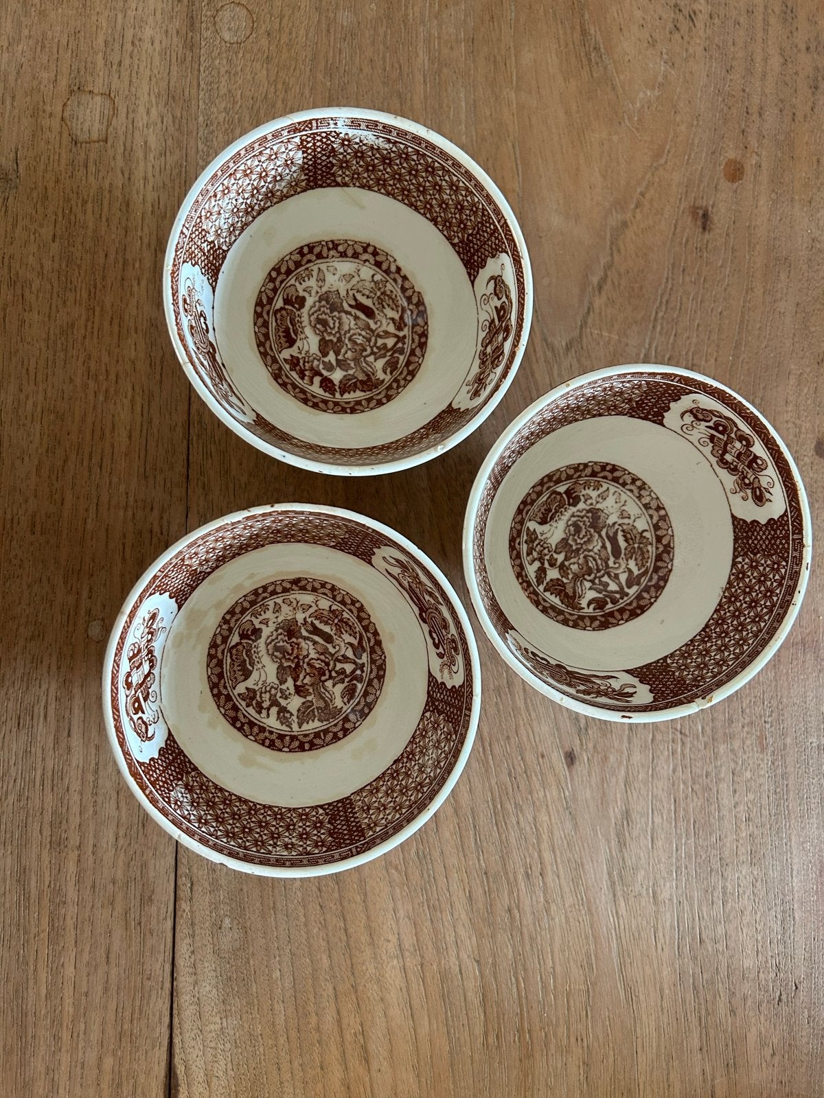 Set van 3 Petrus Regout & Co Tecla schaaltjes, Ophalen
