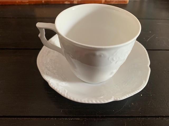 Rosenthal Sanssouci wit kop en schotels, Nieuw, Ophalen of Verzenden, Effen, Kop(pen) en/of Schotel(s)