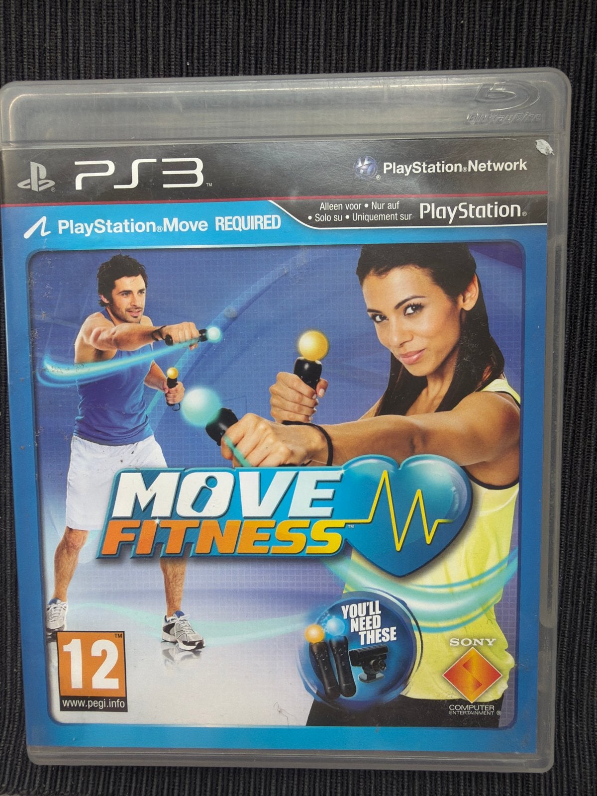 Move Fitness PS3 - Trainen met PlayStation Move, Spelcomputers en Games, Games | Sony PlayStation 3, Gebruikt, 2 spelers, Eén computer
