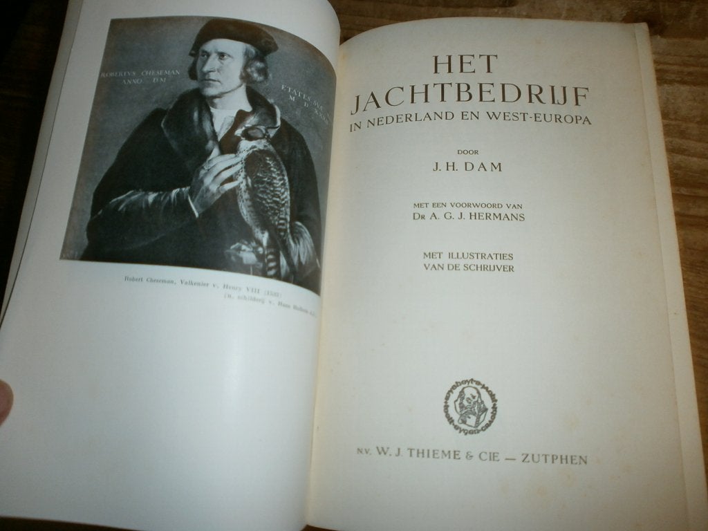 jacht het jachtbedrijf in nederland en west-europa met afb, Boeken, Ophalen of Verzenden, Gelezen, Overige onderwerpen