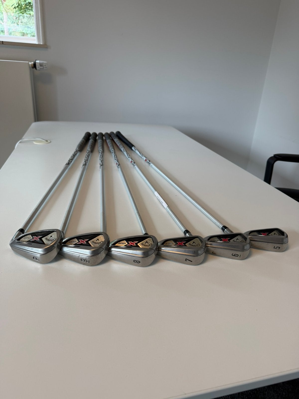 Callaway Xhot ijzerset PW-5 - A flex - Testen ok!, Set, -, Ophalen of Verzenden, Zo goed als nieuw