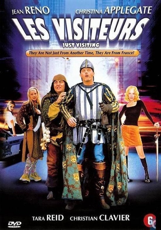 DVD LES VISITEURS JEAN RENO CHRISTINA APPLEGATE Kelly Bundy, Alle leeftijden, Verzenden, Zo goed als nieuw, Romantische komedie
