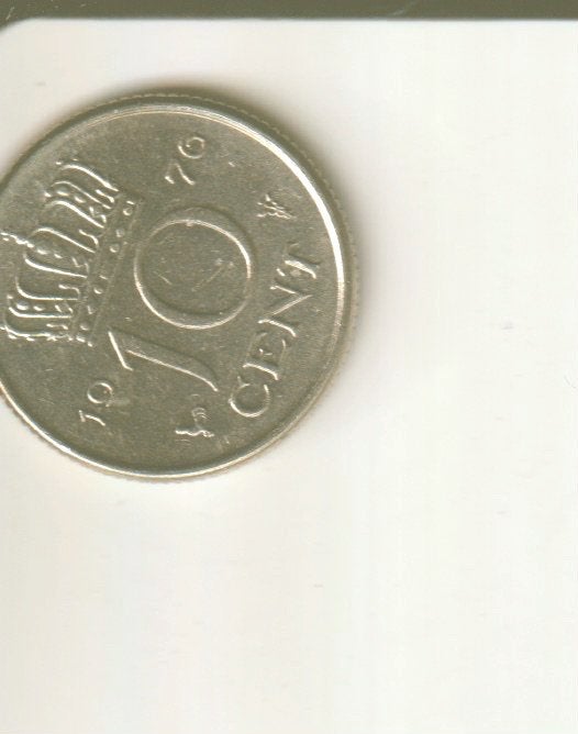 10 cent 1976 nederland, Postzegels en Munten, Munten | Nederland, Verzenden, Koningin Juliana, 10 cent
