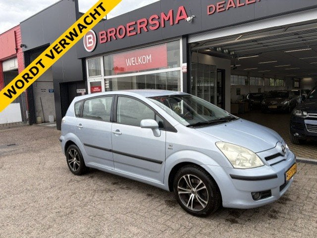 Toyota Corolla Verso 1.8 VVT-i Sol 7p AUTOMAAT * 7 PERSOONS, Gebruikt, 4 cilinders, Blauw, 7 stoelen