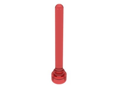 Lego Trans-Red Antenna 4H - Round Top, Gebruikt, Lego, Accessoire, Ophalen of Verzenden
