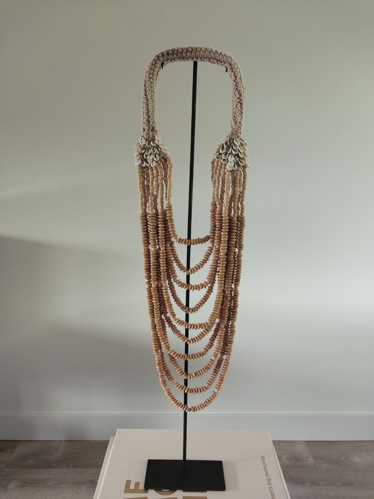 schelpenketting kralenketting schelpen ketting modern, Huis en Inrichting, Beige, Nieuw, Ophalen of Verzenden, Oosters