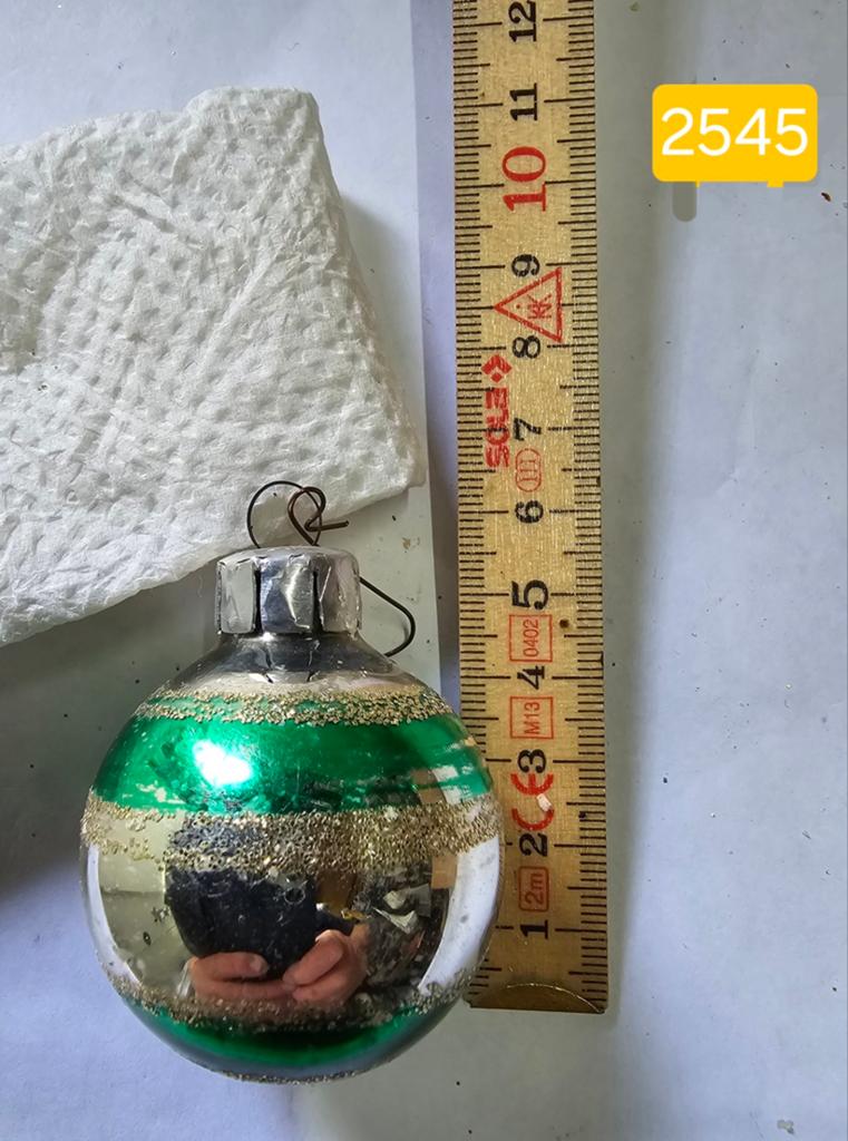 Vintage kerstbal, Diversen, Kerst, Ophalen of Verzenden