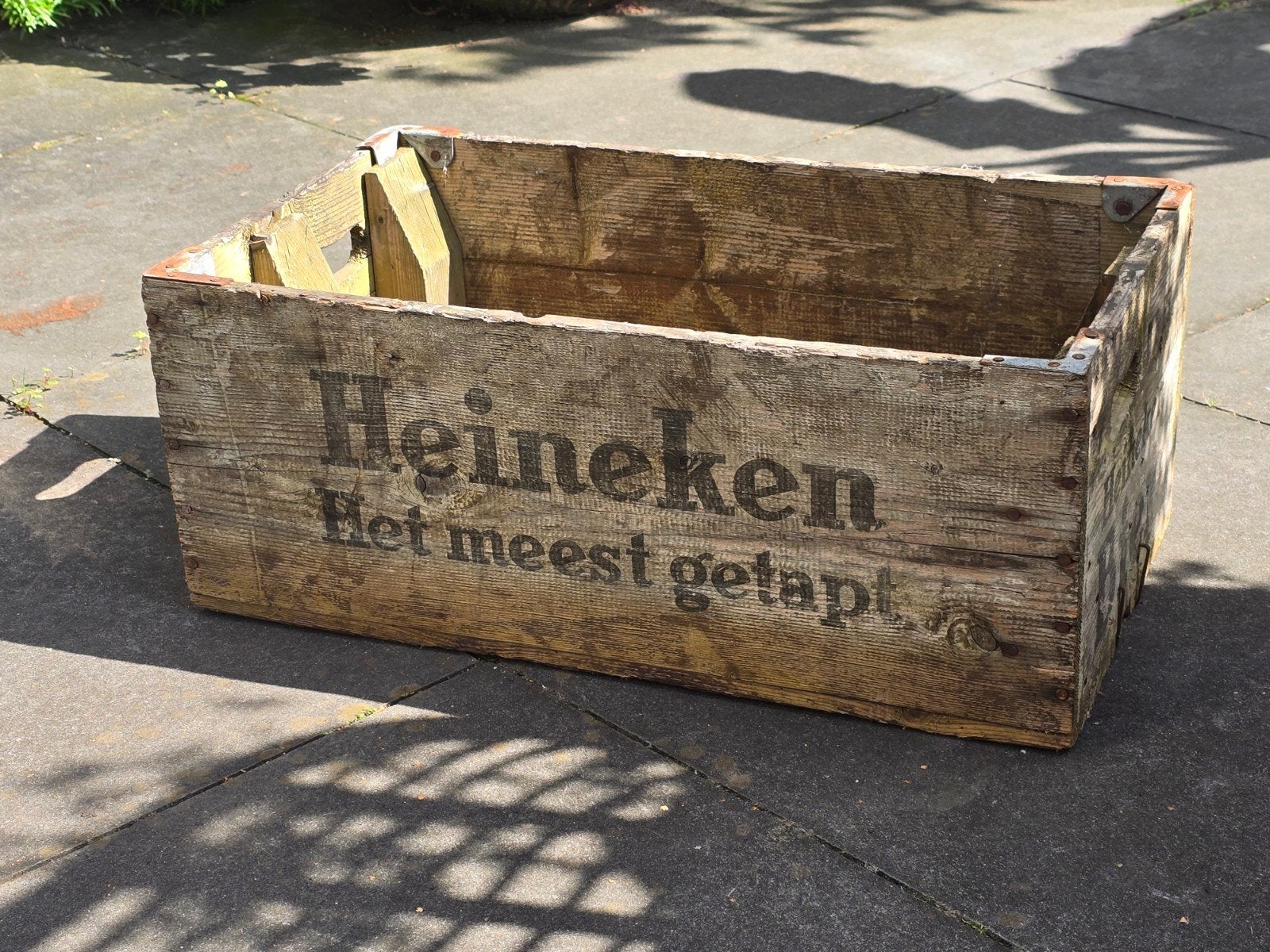 Vintage Heineken Bierkrat - Decoratief Houten Krat, Ophalen