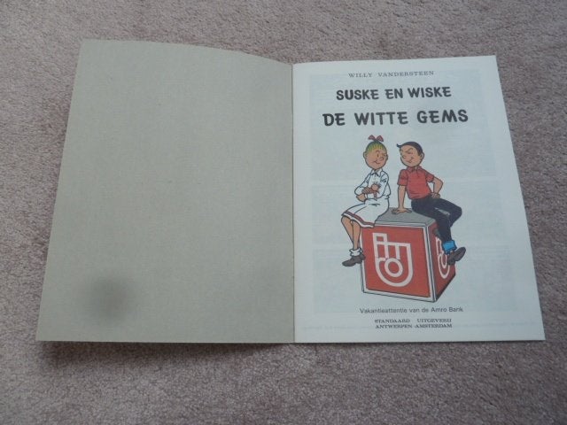 Suske en Wiske reclame uitgave Amro Bank (vrijwel nieuwstaat, Eén stripboek, Ophalen of Verzenden, Zo goed als nieuw