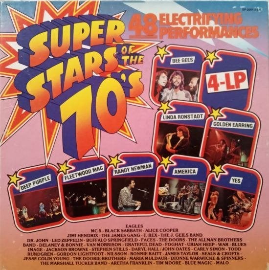 Golden Earring related: Super stars of the 70's. (4 Lp box), Ophalen of Verzenden, LP
