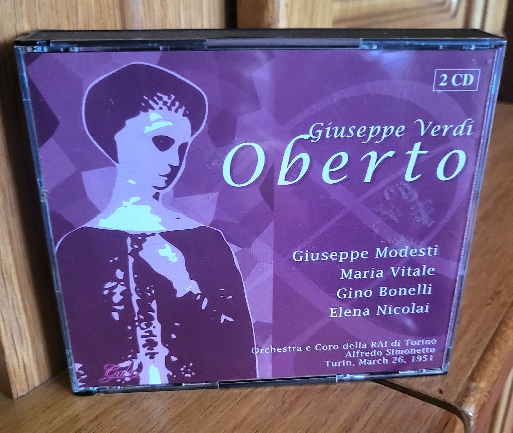 Oberto - 2 CD box met Libretto - Giuseppe Modesti, Boxset, Verdi, Opera of Operette, Ophalen of Verzenden