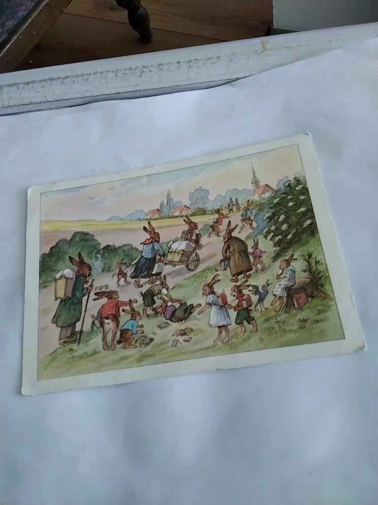 GERTRUD MIERENDORFF/ HAZEN TREKKEN DOOR HET GROENE LANDSCHAP, Ophalen of Verzenden