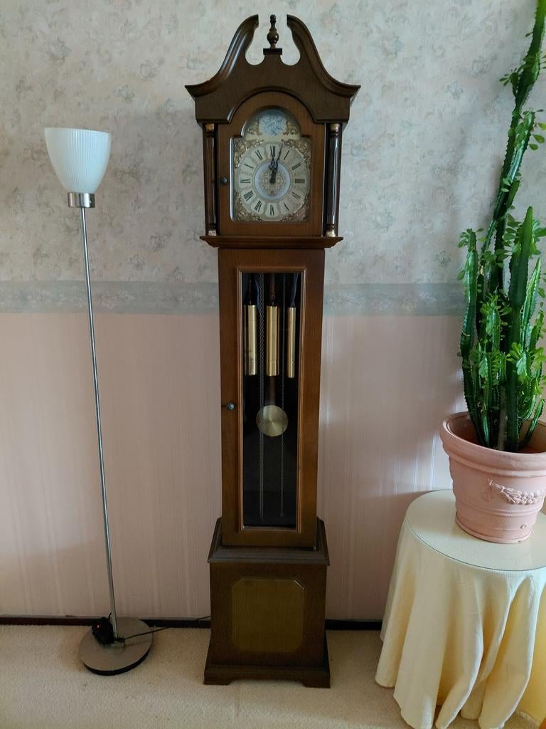 Tempus Fugit staande klok, Antiek en Kunst, Ophalen