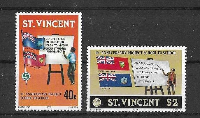 St. Vincent Michel 506-507- postfris, Ophalen of Verzenden, Postfris, Midden-Amerika