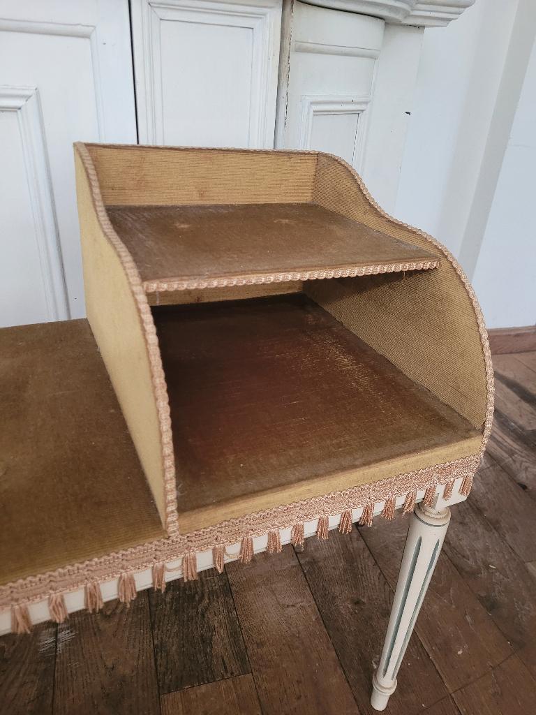 Vintage fluwelen bedbankje telefoonbankje, Ophalen
