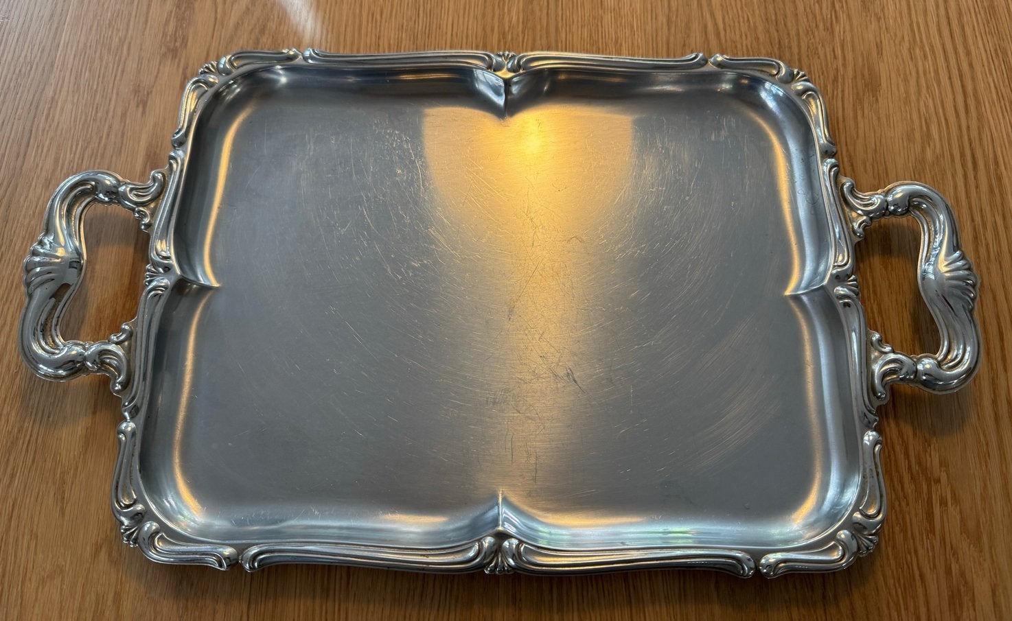 Antiek Dienblad met Handvatten, Ophalen of Verzenden