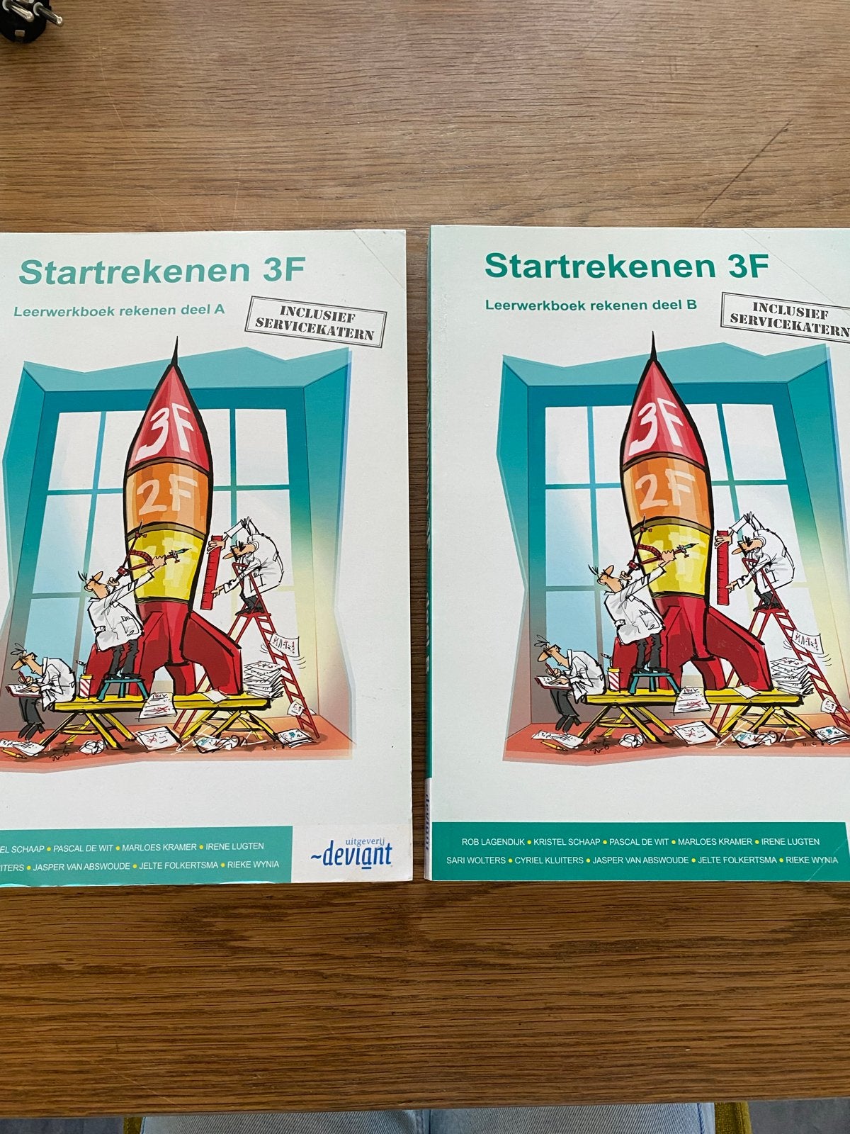 Startrekenen 3F Leerwerkboek deel A en B, Ophalen of Verzenden, Zo goed als nieuw, Overige niveaus, Overige vakken