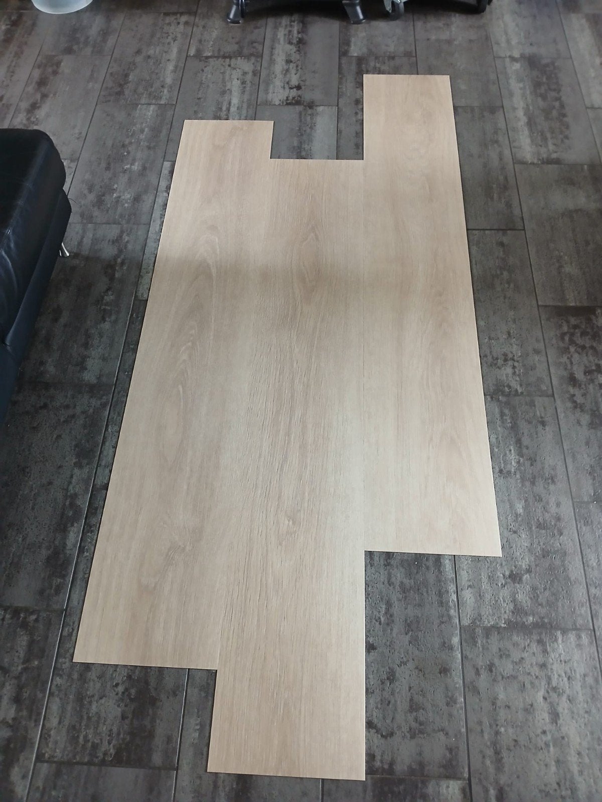 restpartij 8.6m2 Vinyl stroken alura 0.55, Ophalen of Verzenden, Nieuw, Laminaat