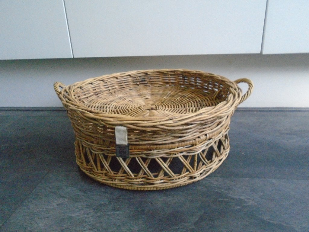 Riviera Maison Grote Decoratie/ Fruitmand Mand 45x18, Mand, Verzenden, Handgemaakt, Rond