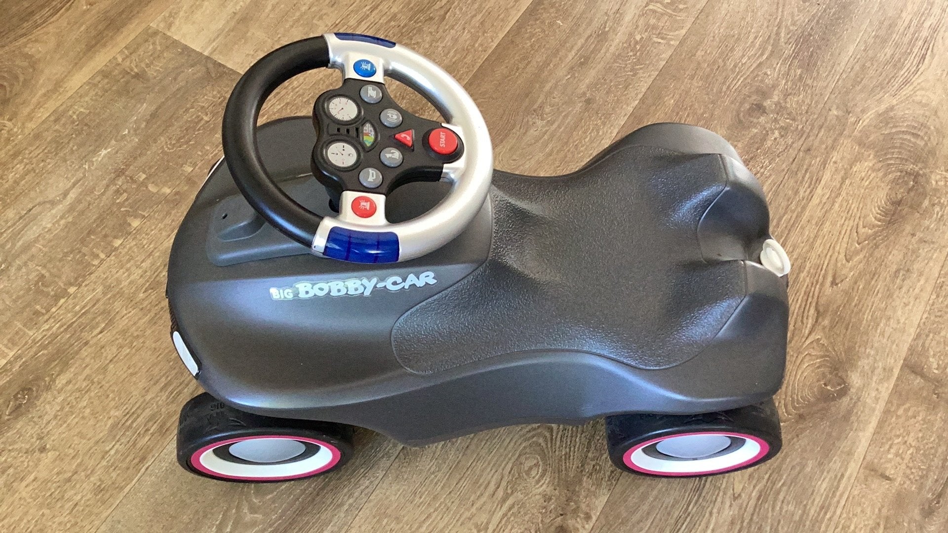 Loopauto BIG Bobby-Car Neo met aanhanger, geluiden en mandje, Ophalen, Nieuw, Loopvoertuig
