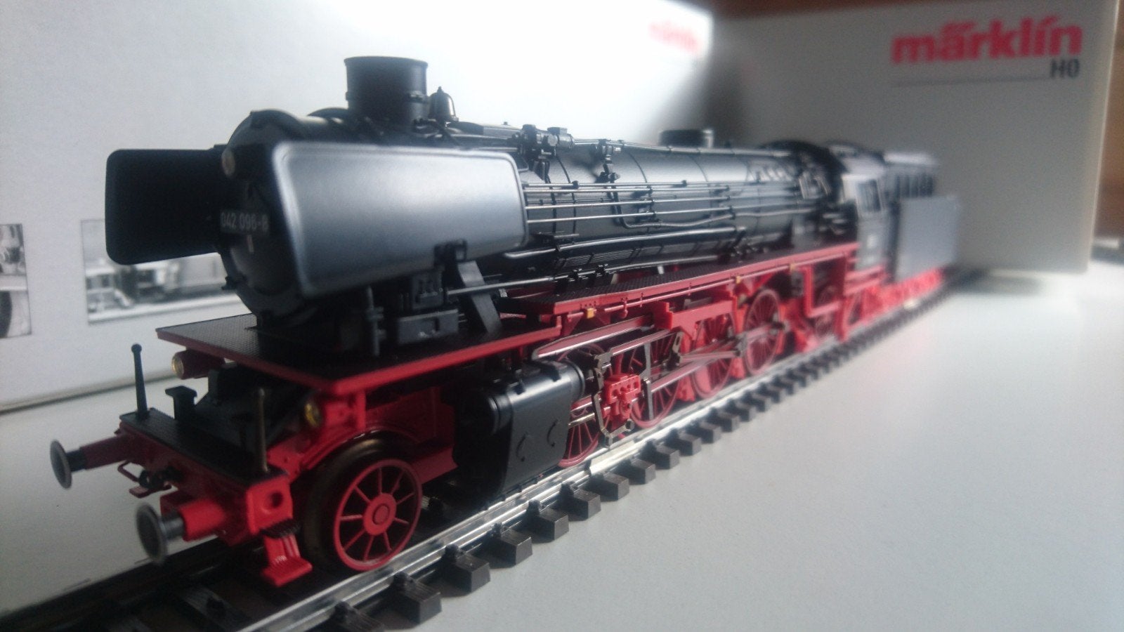 Marklin - Stoomlocomotief BR 042, DB - Mfx+Geluid - 37925, Ophalen, Wisselstroom, Locomotief, Zo goed als nieuw