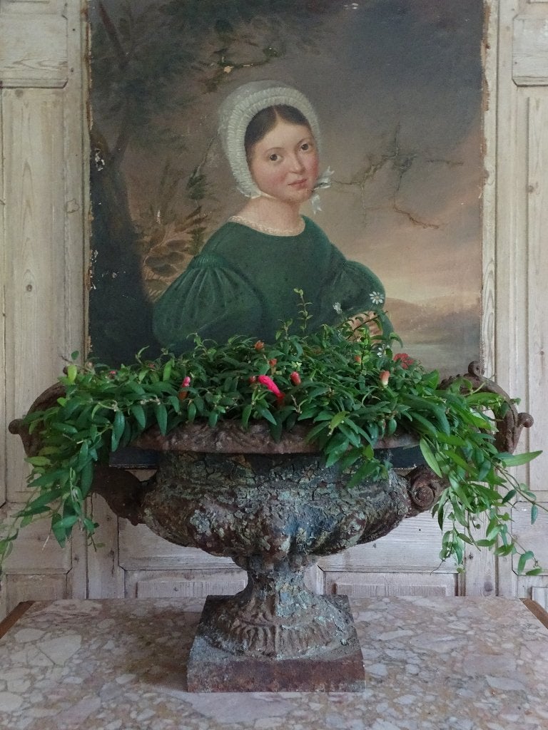 Franse jardinière met oren, Antiek en Kunst, Ophalen of Verzenden