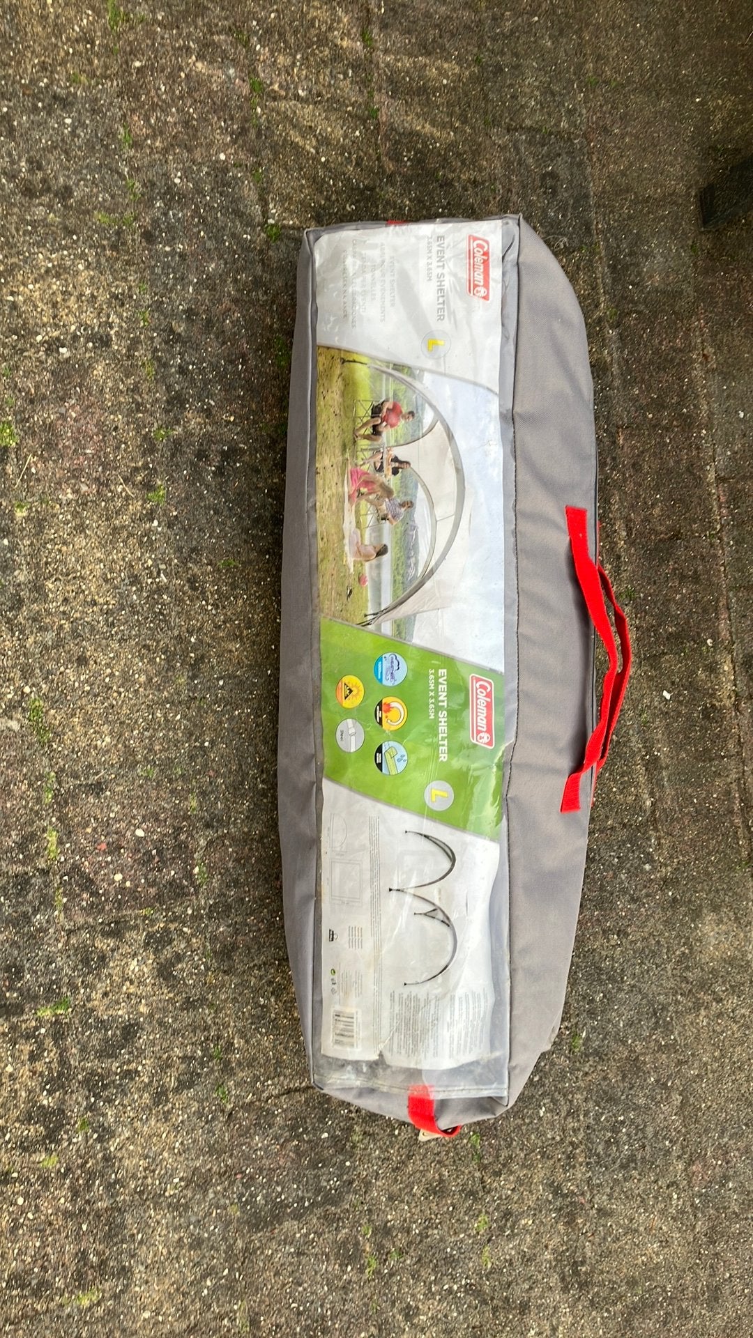 Coleman shelter L met zijwanden en deur, Ophalen, Zo goed als nieuw