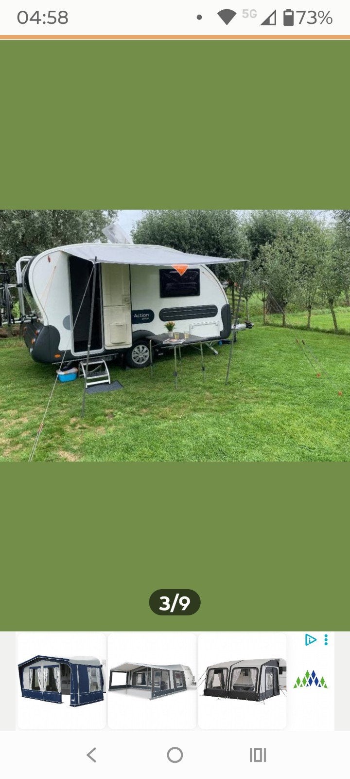 Isabella Shadow 3.00 luifel, ZGAN, Ophalen of Verzenden, Zo goed als nieuw