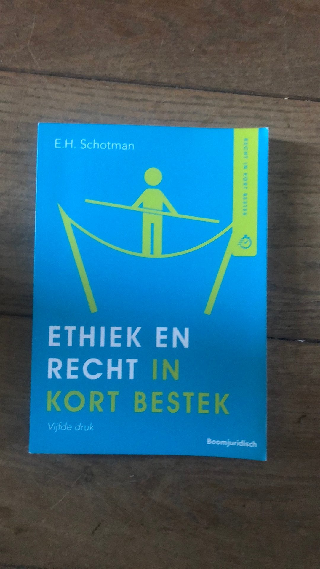 Edward Schotman - Ethiek en recht in kort bestek, Ophalen of Verzenden, Zo goed als nieuw, Edward Schotman
