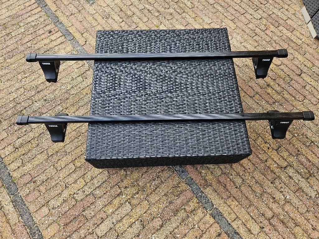 Set Thule dakdragers Golf 7, Auto diversen, Dakdragers, Ophalen, Gebruikt