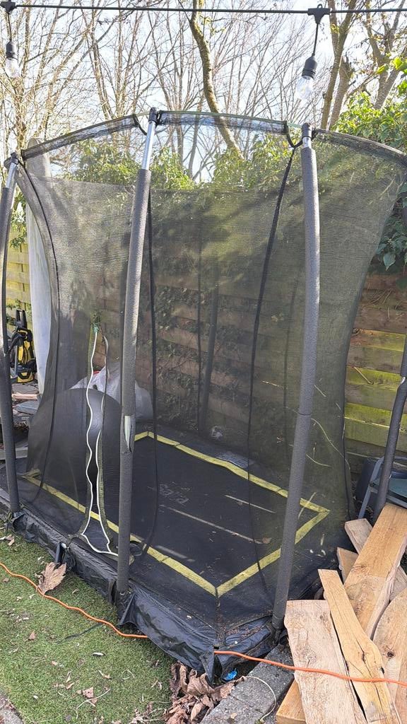 Salta in ground trampoline, Ophalen of Verzenden, Zo goed als nieuw