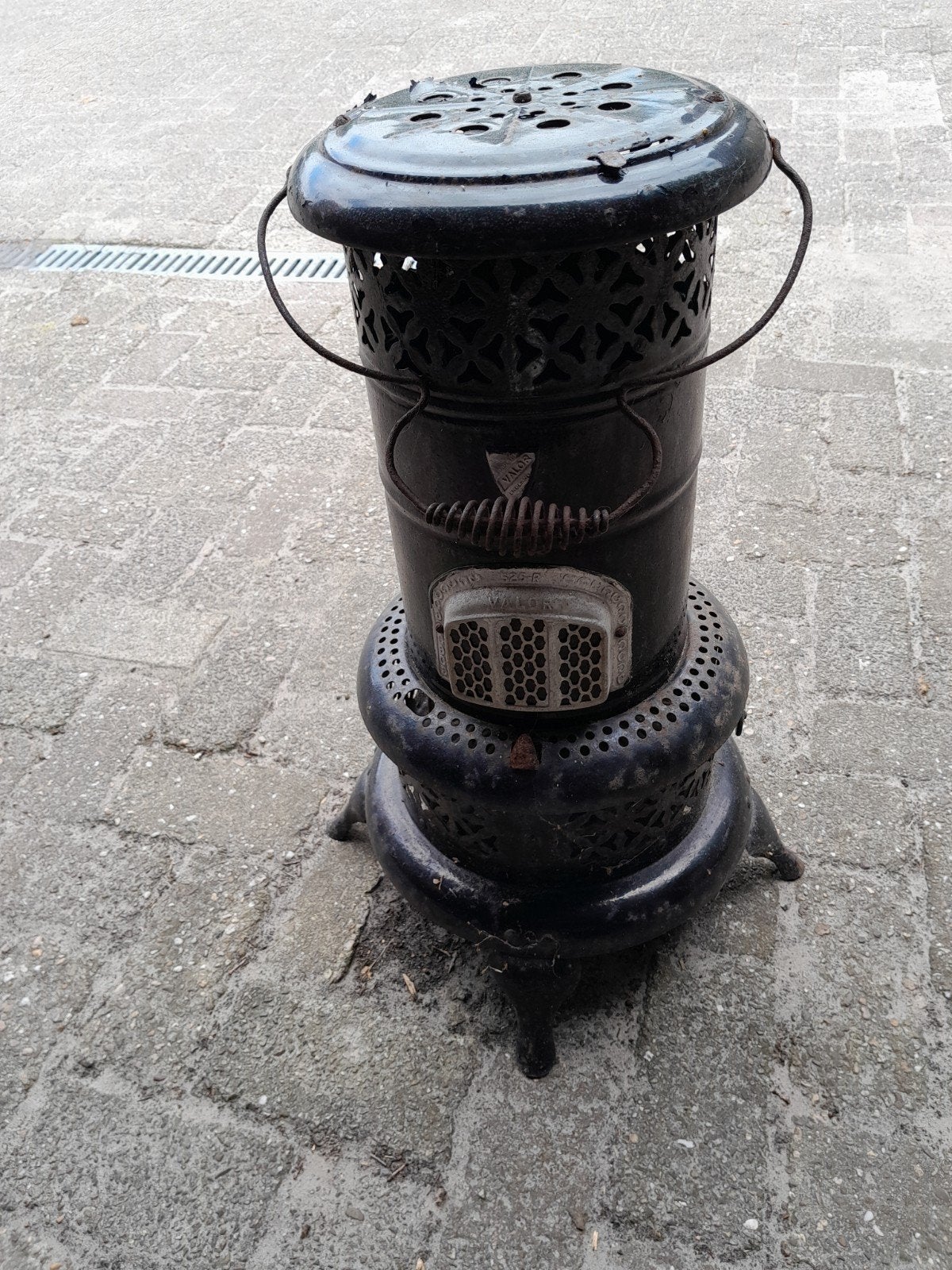 Antieke petroleumkachel - Vintage warmtebron, Ophalen