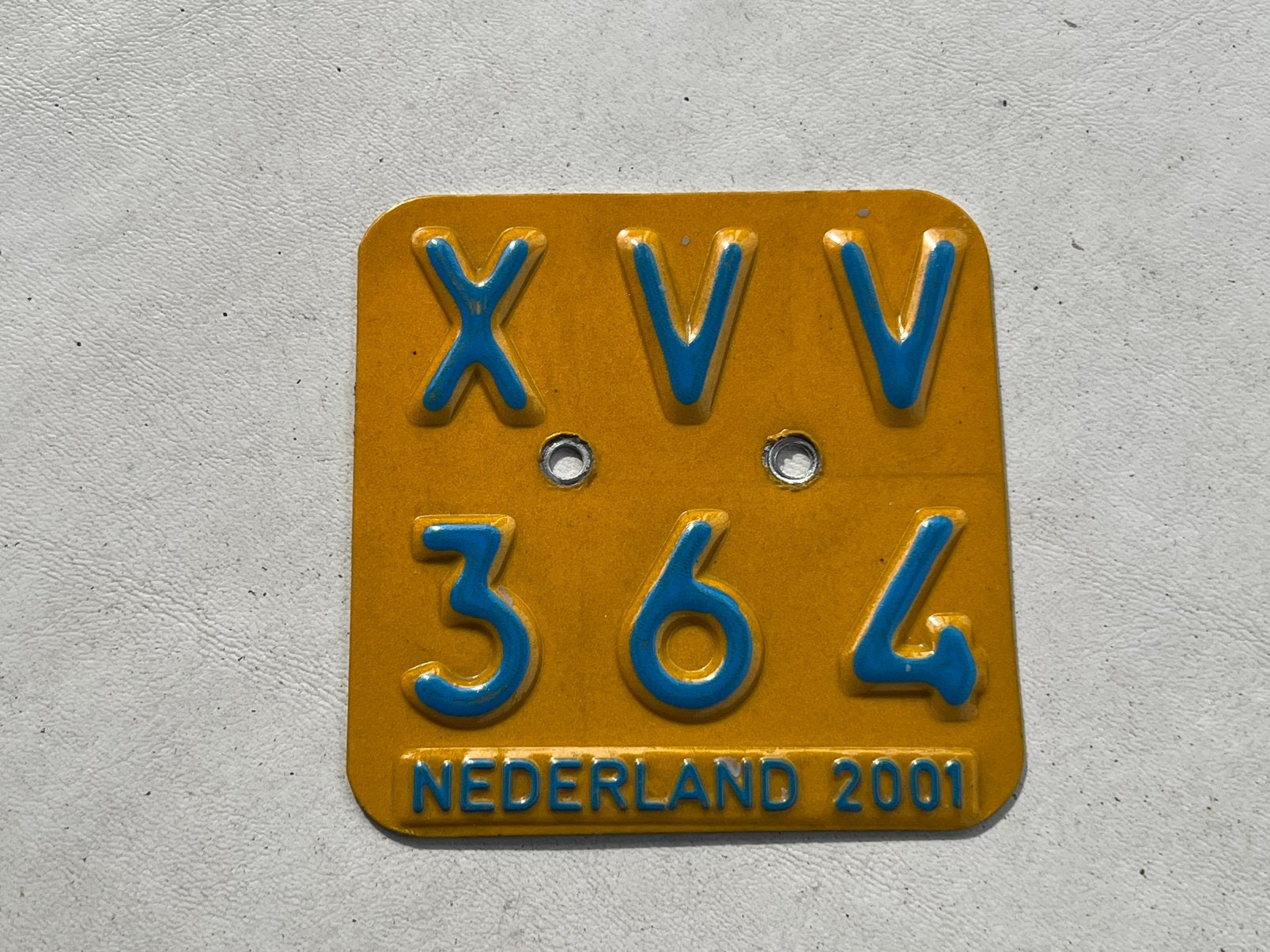 Verzekeringsplaatje, brommerplaatje, scootmobielplaatje., Ophalen of Verzenden, Zo goed als nieuw