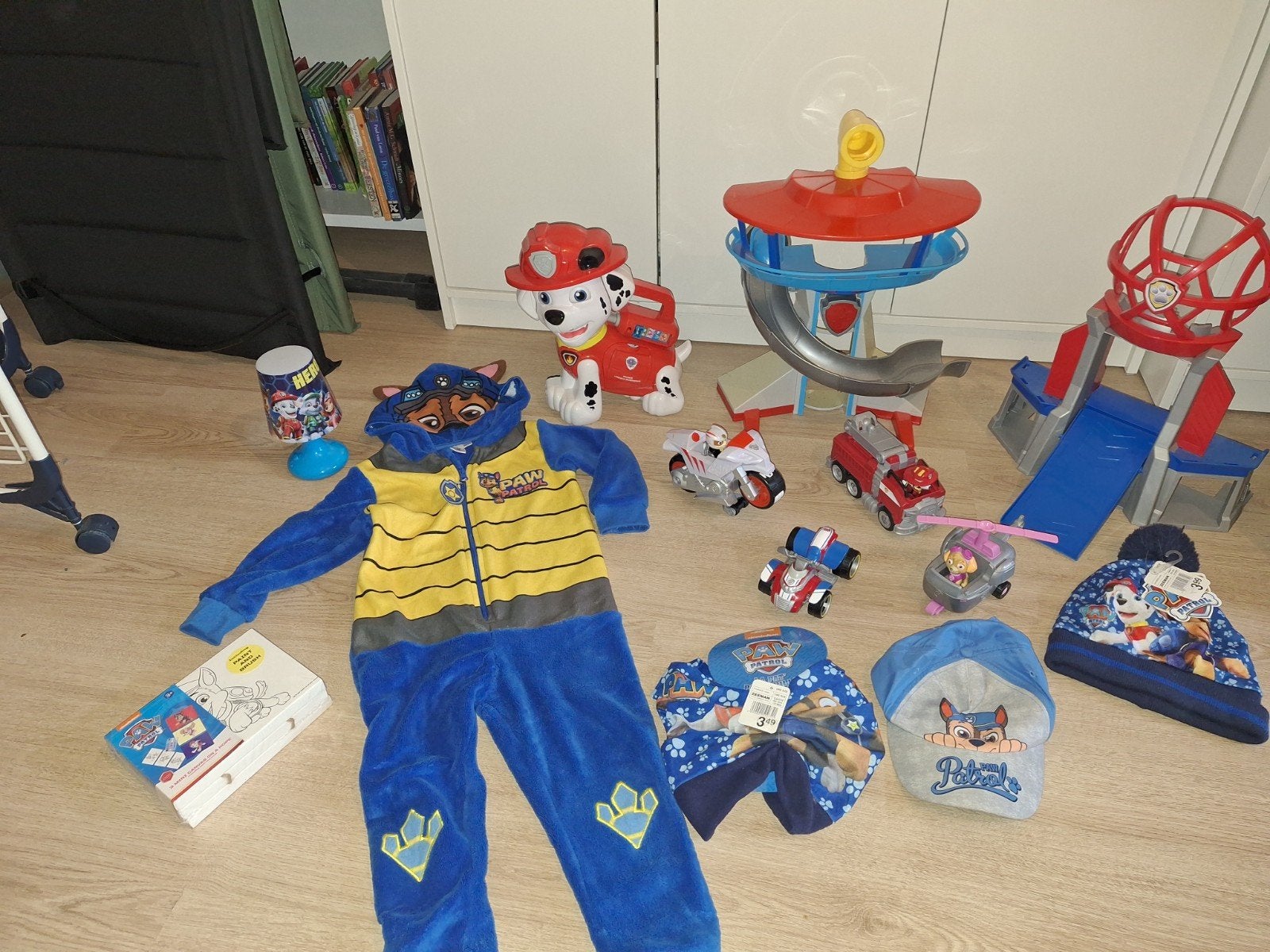 Groot Paw Patrol speelgoed en kleding pakket, Ophalen of Verzenden, Gebruikt, Jongen of Meisje