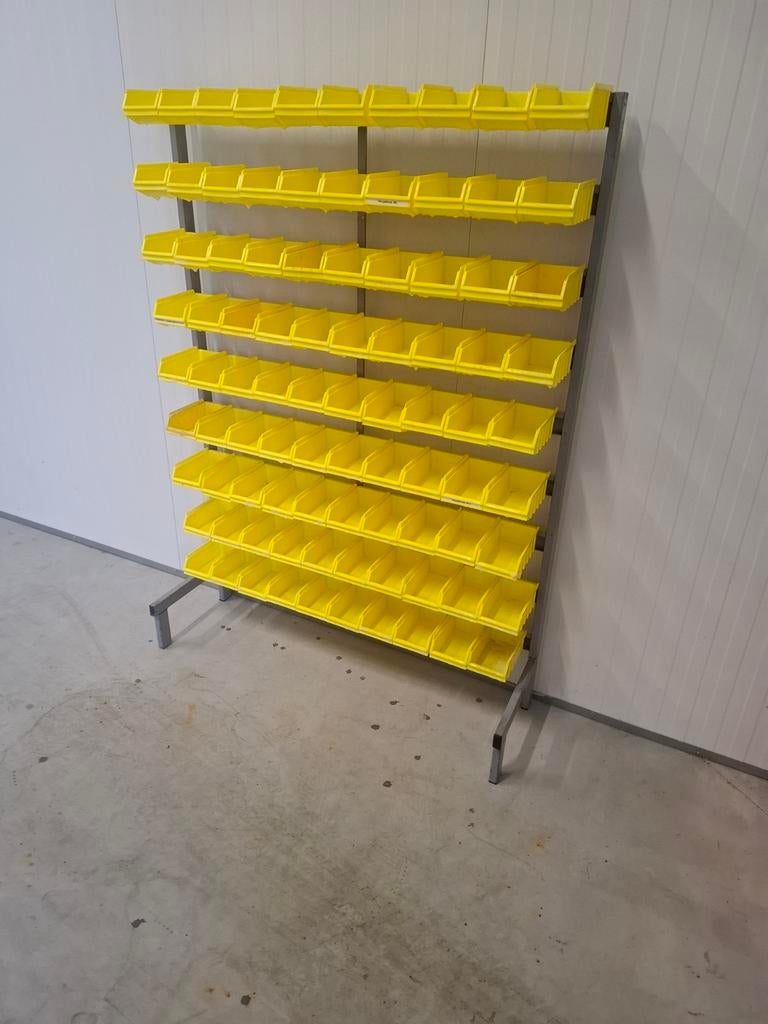Stelling met magazijnbakken, Gebruikt, Geen, Ophalen of Verzenden, Geen
