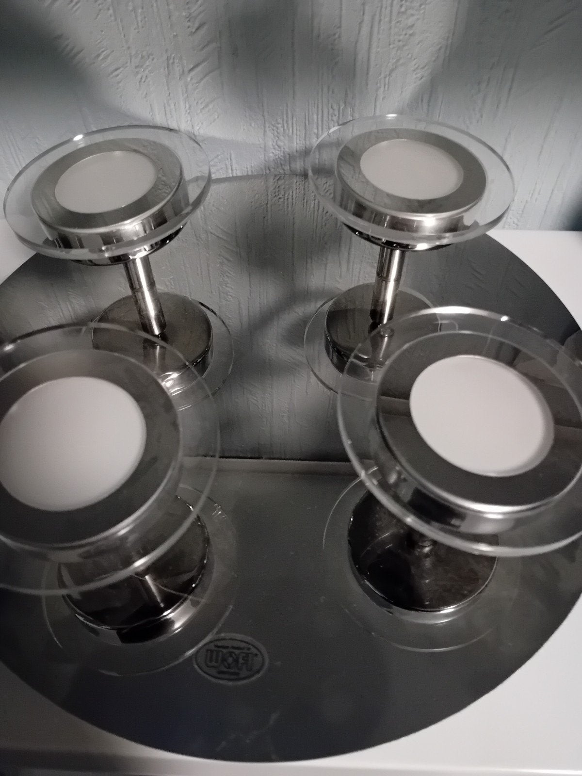 Wofi LED Plafondlamp - Modern en Stijlvol, Huis en Inrichting, Lampen | Plafondlampen, Zo goed als nieuw, Kunststof, Metaal, Ophalen of Verzenden