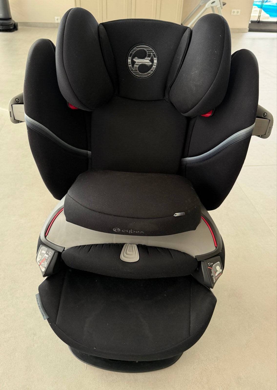 Cybex Pallas S-Fix autostoel - Gebruikt, Autogordel of Isofix, Gebruikt, Verstelbare rugleuning, 9 t/m 36 kg