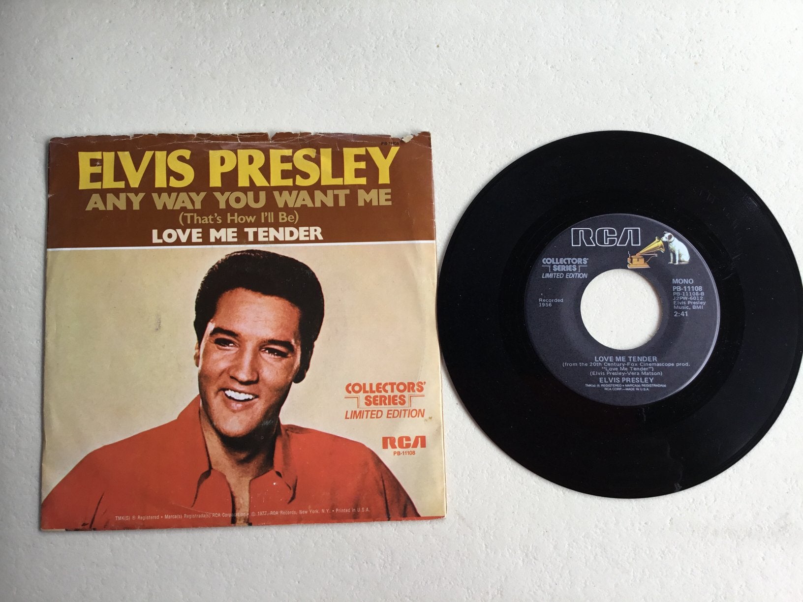 Elvis Presley, Cd's en Dvd's, Vinyl Singles, Ophalen of Verzenden, Zo goed als nieuw, Pop