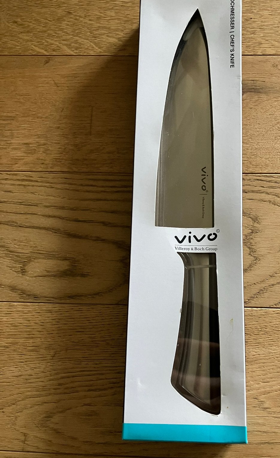 VIVO Villeroy & Boch koksmes chef’s knife mes messer NIEUW, Huis en Inrichting, Ophalen of Verzenden, Nieuw, Rvs of Chroom