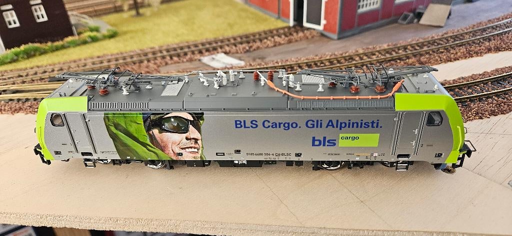 Brawa 43994 BLS 486 504, Overige merken, Gebruikt, Verzenden, Gelijkstroom