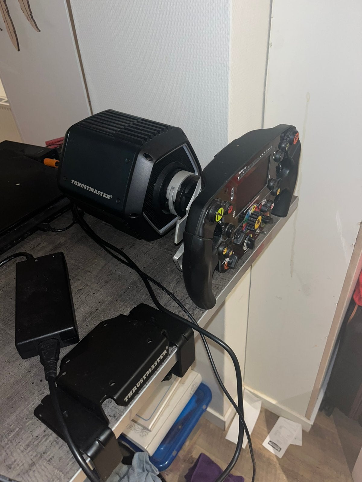 Thrustmaster T818/ferrari SF1000 f1 stuur, Ophalen, Gebruikt