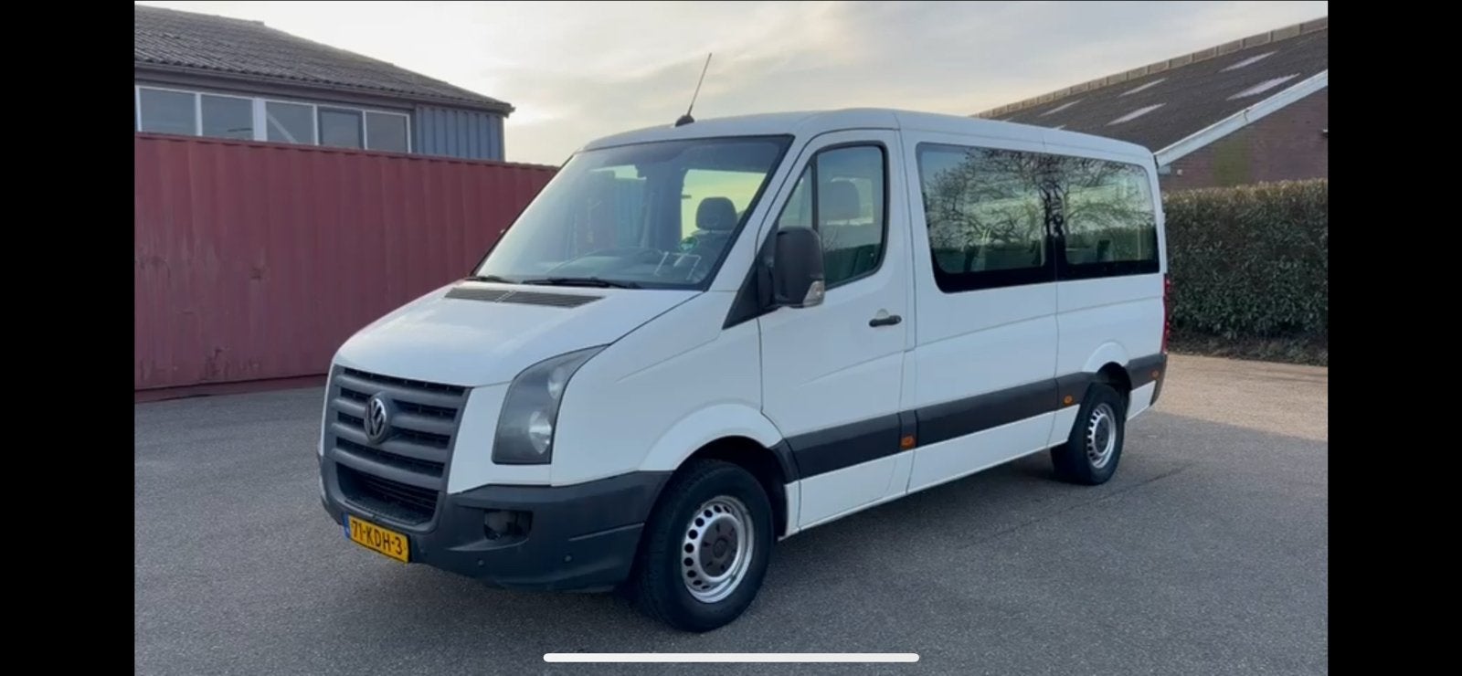 Volkswagen Crafter 32 2.5 TDI 80KW Kombi L2h1 2009 Wit, Auto's, Achterwielaandrijving, Volkswagen, 1972 kg, Wit