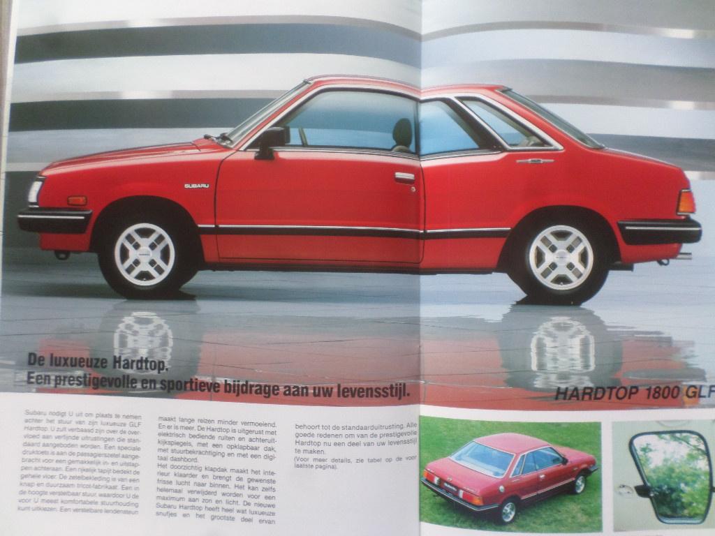 Subaru 4WD Sedan Swingback SW Hardtop Brochure, Ophalen of Verzenden, Zo goed als nieuw, Overige merken